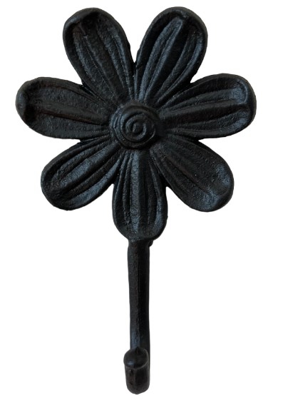 HOOK FLOWER SINGLE BLACK