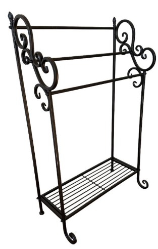 RACK STANDING TOWEL BLACK