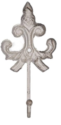 HOOK FLEUR DE LIS WHITE