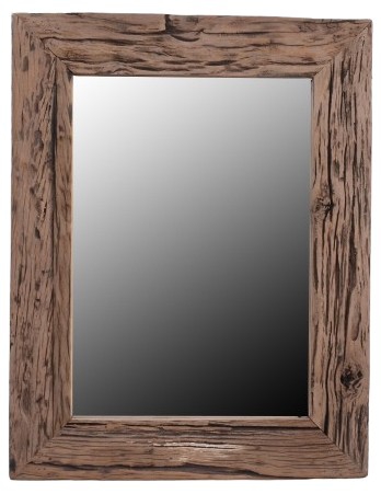 MIRROR WOODEN RAW LARGE 180X4X90