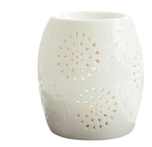 BURNER OIL CERAMIC WHITE DOTS