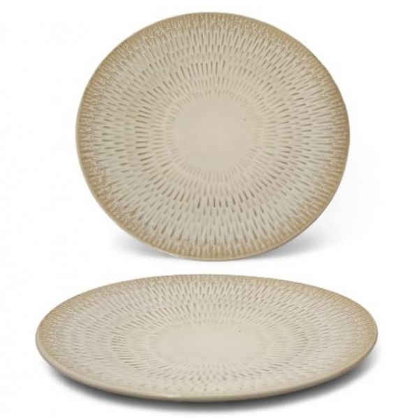 SIDE PLATE CERAMIC WHITE 20CM