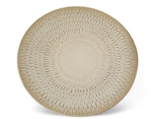 DINNER PLATE CERAMIC WHITE 27CM