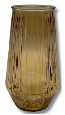 VASE POPPIE GOLD 80x10x25