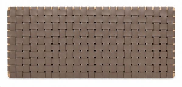 LEATHER GREY HEADBOARD KING 190X5X60