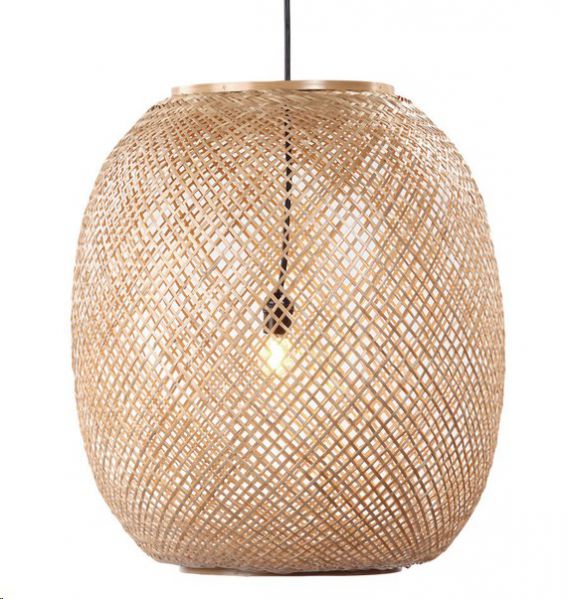 LIGHT PENDANT RATTAN BALI L 35X35X50