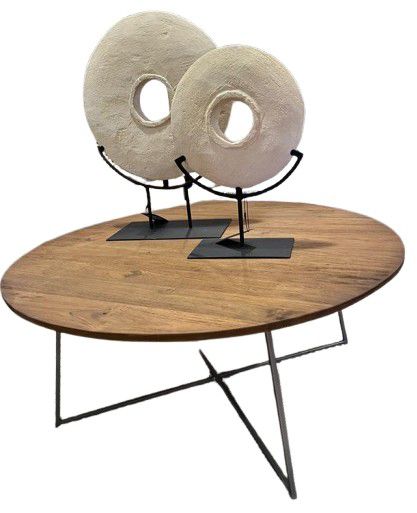 TABLE ROUND TEAK  DIA 80cm