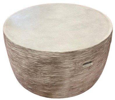 TABLE SIDE OUTDOOR AVILA CEMENT 90X90X45