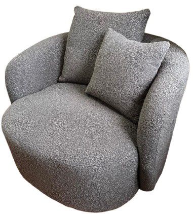 CHAIR SWIVEL LARGE GREY 16