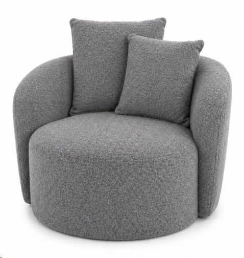 DOLOMITE GREY SWIVEL CHAIR LARGE