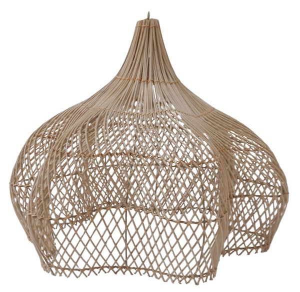 LIGHT PENDANT RATTAN DAHLIA NAT L 158X158X105