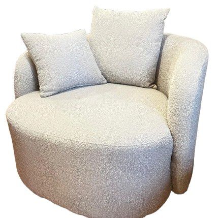 CHAIR SWIVEL LARGE SAND 03