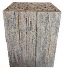 STOOL TEAK W/WASH