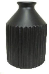 POT TERRACOTTA BLACK 15X28CM