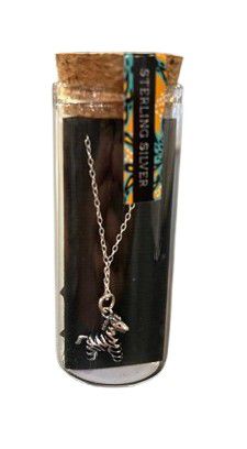 NECKLACE ZEBRA ENAMEL