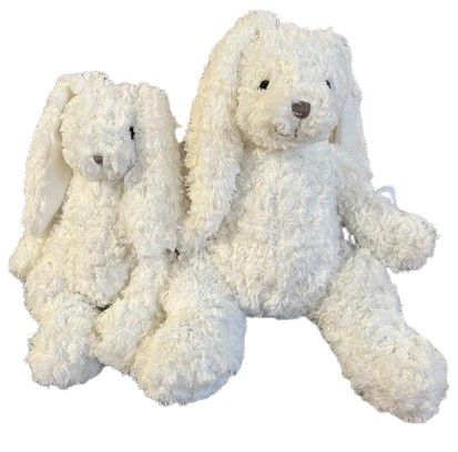 TOY BUNNY WHITE LARGE 35CM