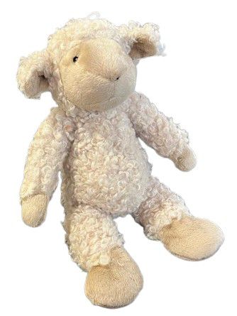 TOY LAMB SITTING BEIGE 30CM