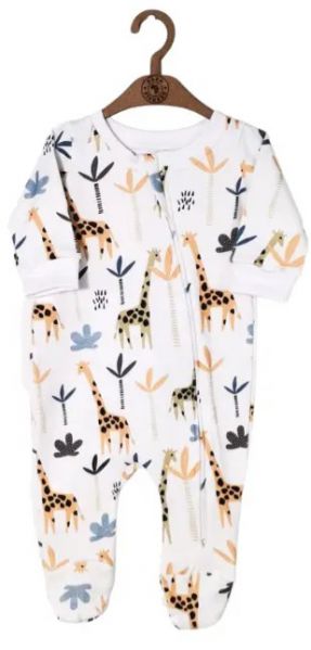BABY ROMPER FOOTY GIRAFFE 0-3M