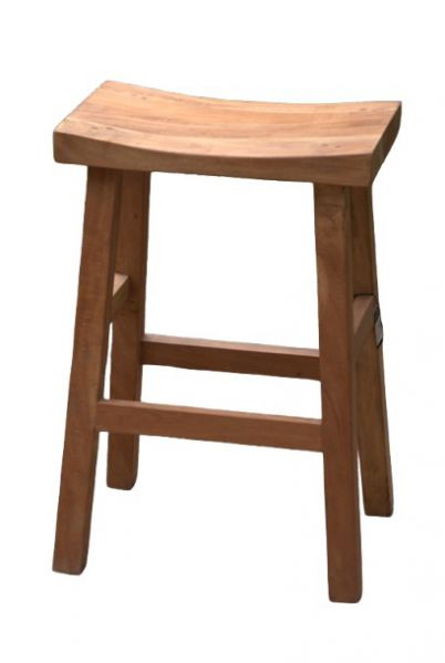 CHAIR BAR TEAK 28X45X68