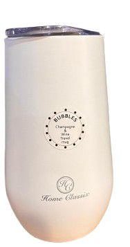 TUMBLER BUBBLES DELUXE WHITE 220ML