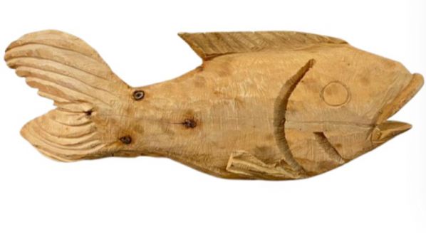WOODEN FISH SWAZI 70CM
