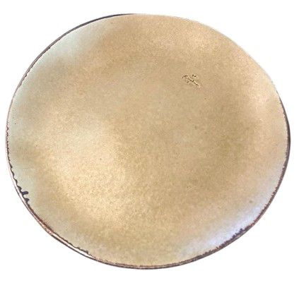 CERAMIC GINGHAM OVAL TERRA SHINY WHITE L