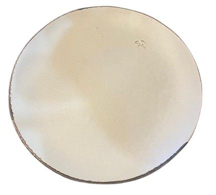 CERAMIC GINGHAM ROUND TERRA SHINY WHITE