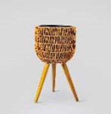 PLANTER WOVEN 37X37X67