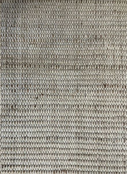 RUG JUTE NATURAL/WHITE THIN 250X400