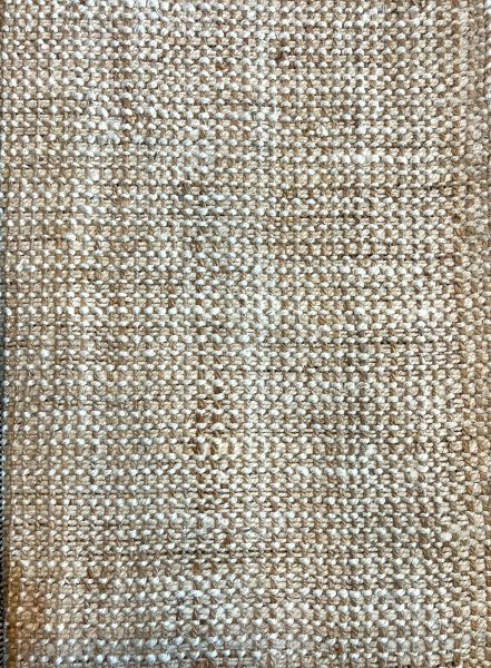 RUG JUTE NATURAL/WHITE THICK 60X90