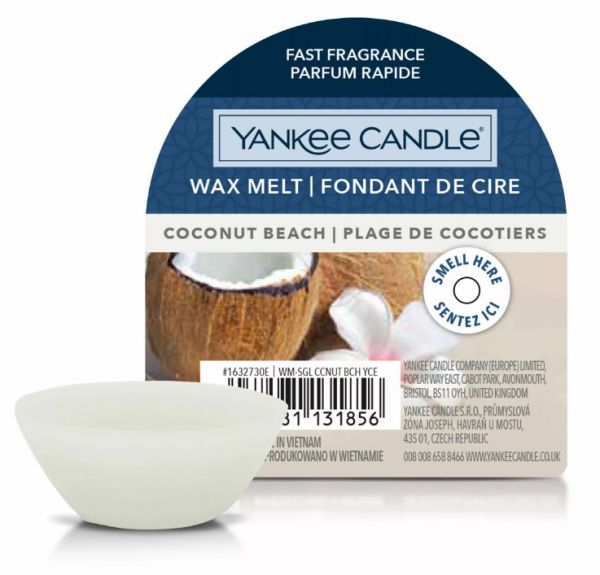 WAX MELT TART COCONUT BEACH