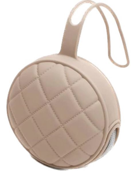 BABY PACIFIER SILICONE ZIPPER CASE BEIGE