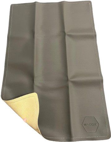 BABY CHANGING MAT VEGAN LEATHER GREY