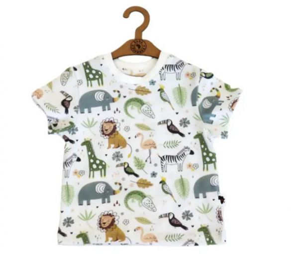 BABY TEE SHIRT AFRICAN PLAINS 6-12M