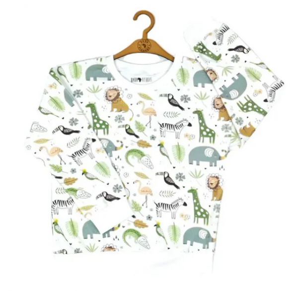 BABY SWEAT SHIRT AFRICAN PLAINS 6-12M