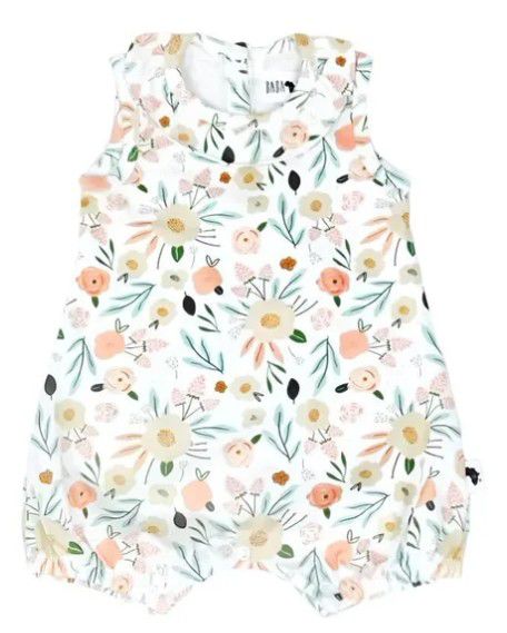 BABY ROMPER FRILLY NECK OH SO PRETTY 12-18M