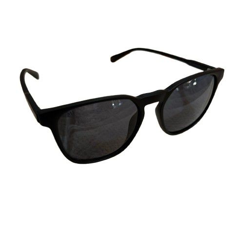 SUNGLASSES LEO BLACK MATT FRAME & GREY LENS