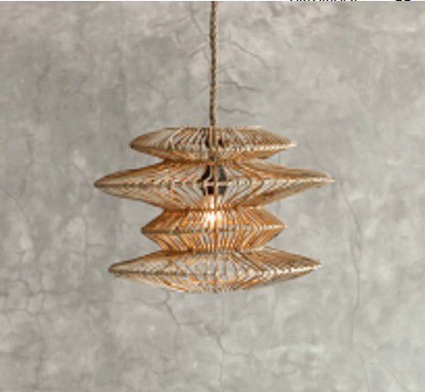 PENDANT RATTAN HIVE NATURAL S 40cm DIA x 26cm H