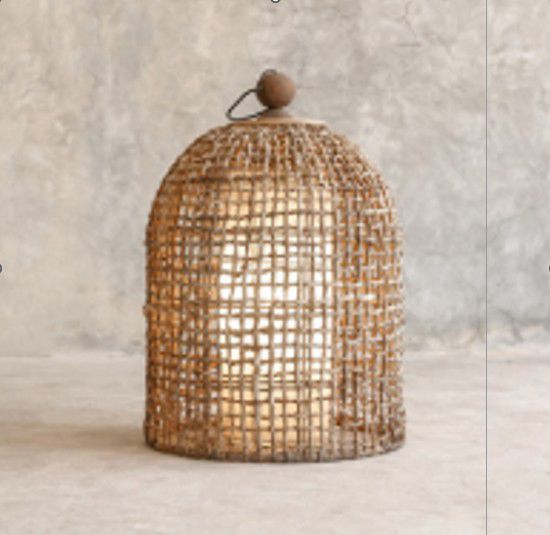 PENDANT RATTAN ISLAND S 45cm DIA x 60cm H