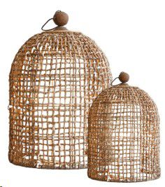 PENDANT RATTAN ISLAND S 45cm DIA x 60cm H