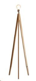 LIGHT FLOOR TOOTHPICK TEAK 41x35x130