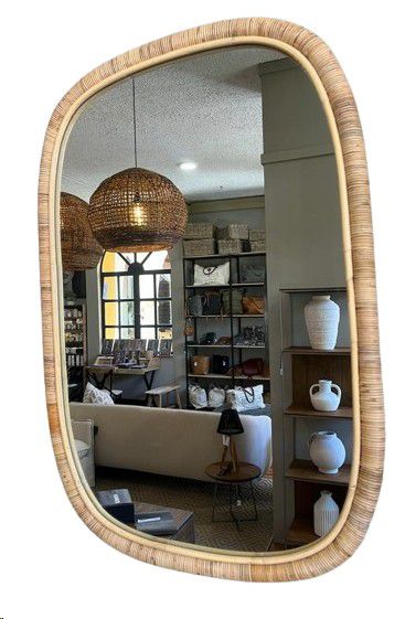 MIRROR FORMOSA RATTAN  L 60X4.5X90