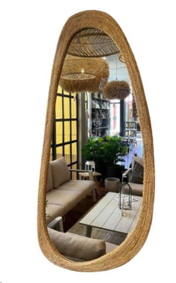 MIRROR FOREST RATTAN L 60X3.5X130