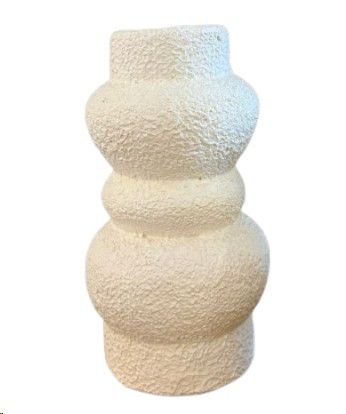 VASE ALOS WHITE 16X16X29