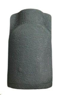 VASE TYPHON BLACK 15X15X28