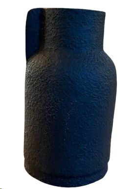 VASE DIONYSUS BLACK 17X17X37