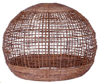 PENDANT BANANA LEAF SPHERE L 85cm DIA x 65cm H