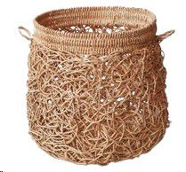 BASKET RATTAN NEST 50X50X45