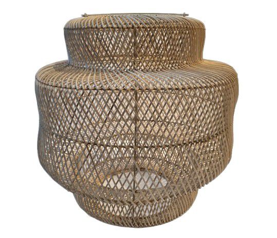 PENDANT RATTAN NOLAN NATURAL SET OF 3