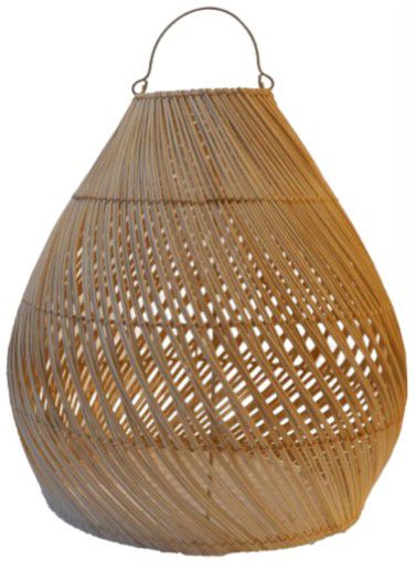 PENDANT RATTAN ALANA NATURAL 45cm DIA x 43cm H